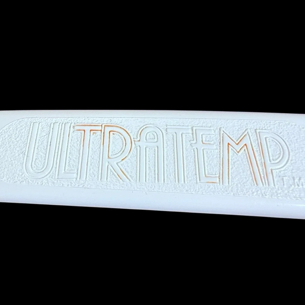 Vintage UltraTemp White Solid Serving Cooking‎ Spoon Plastic Robinson USA READ
